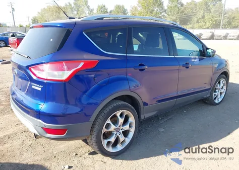 2013 Ford Escape Titanium z USA, uszkodzony, nr VIN 1FMCU0J90DUA09113